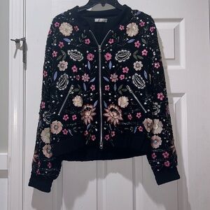 Aqua capsule collection jacket beaded
